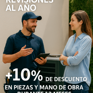 Mantenimiento Premium — 2 visitas + descuento en piezas